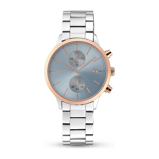 Favs dames horloges quartz analoog One Size Blauw 32013967
