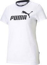 Puma Amplified Graphic T-shirt 585902-02, Vrouwen, Wit, t-shirts, maat: XS EU