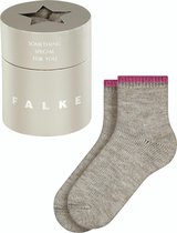 FALKE Cosy Plush Star Box Dames Sokken - Bruin - Maat 39-42