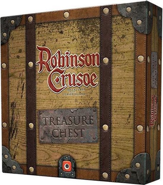 Boek: Robinson Crusoe: Treasure Chest, geschreven door Portal Games
