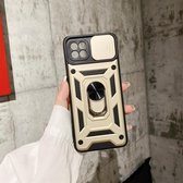 Voor OPPO A93 Sliding Camera Cover Design TPU + pc-beschermhoes (goud)