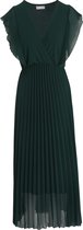 Cassis - Female - Lange jurk in plissévoile  - Groen