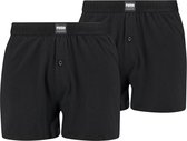 Puma wijde Heren Boxershort-2-pack - Black - Loose Jersey  - M   - Zwart