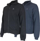 2 Pack Donnay sweater zonder capuchon - Sporttrui - Heren - Maat M - Black/Navy