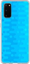 Smartphonebooster Telefoonhoesje - Back Cover - Geschikt Voor Samsung Galaxy S20 - Blue En Blue