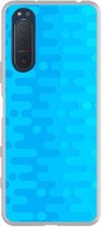 Smartphonebooster Telefoonhoesje - Back Cover - Geschikt Voor Sony Xperia 5 II - Blue En Blue