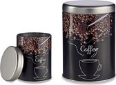 Metalen Blik Coffee (10,5 x 15 x 10,5 cm)