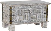 Koffer DKD Home Decor Indiaas Mangohout Metaal (80 x 40 x 45 cm)