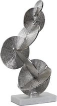 Decoratieve figuren DKD Home Decor Aluminium Steen Cirkels (29 x 19 x 49 cm)