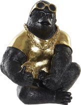 Decoratieve figuren DKD Home Decor Hars Gorilla (21 x 18 x 25 cm)