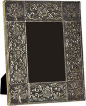 Fotolijsten DKD Home Decor Hout Aluminium (20 x 20 x 25 cm)