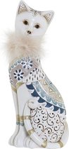 Decoratieve figuren DKD Home Decor Hars Kat (10 x 7 x 24 cm)
