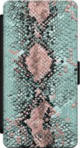 Samsung S21 bookcase leer hoesje - Baby snake