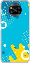 Smartphonebooster Telefoonhoesje - Back Cover - Geschikt Voor Poco X3 - Blue En Blue