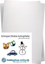 Krimpie dinkie krimpfolie frosted (4 vellen)