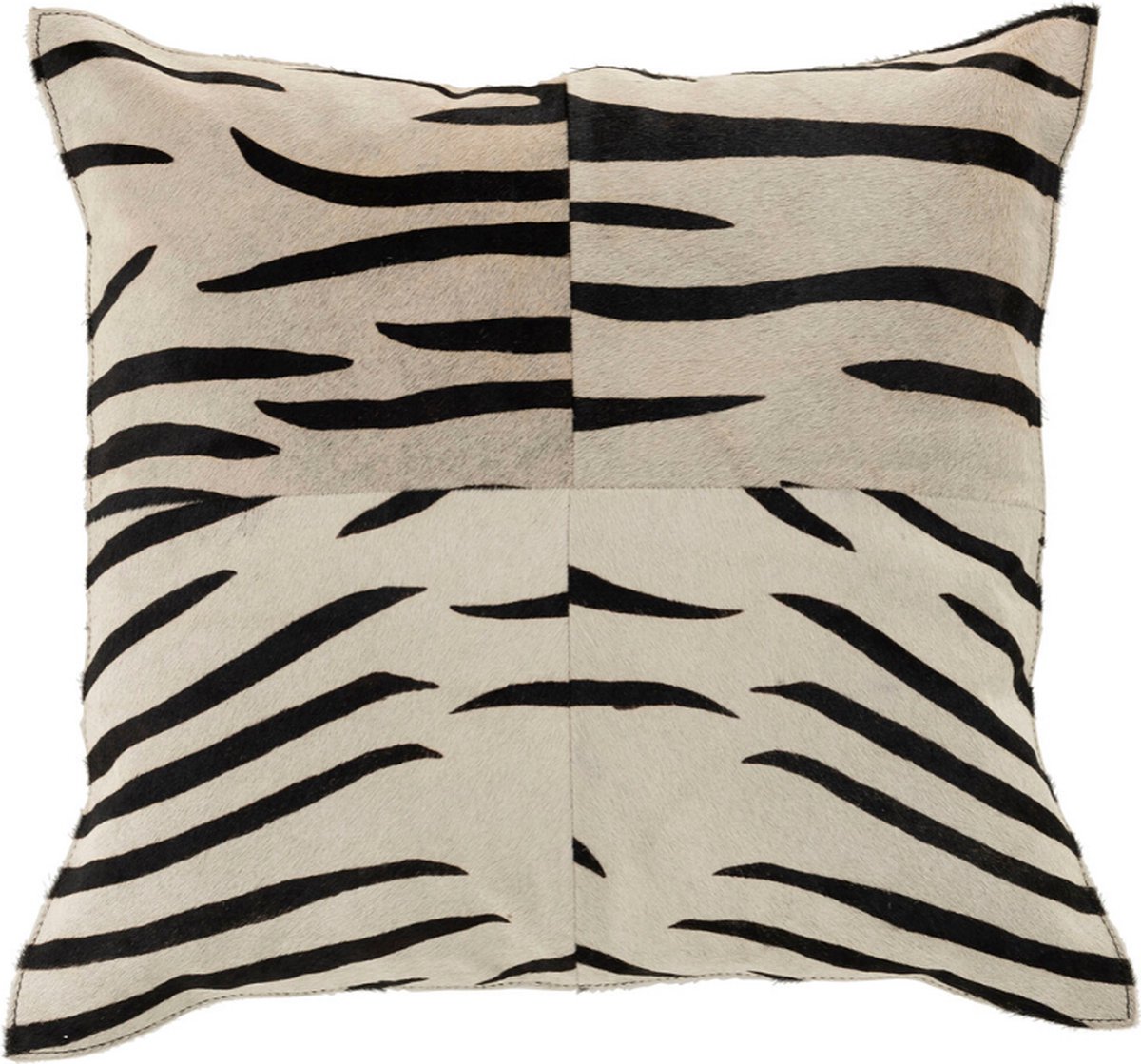 Sierkussen Zebra Print/Huid 45x45 - incl. vulling