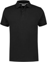 Santino Mojo Polo-shirt korte mouwen - Stretch - S - Zwart
