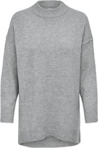 Only Trui Onlsilja L/s Loose Pullover Cc Knt 15231369 Light Grey Melange Dames Maat - M