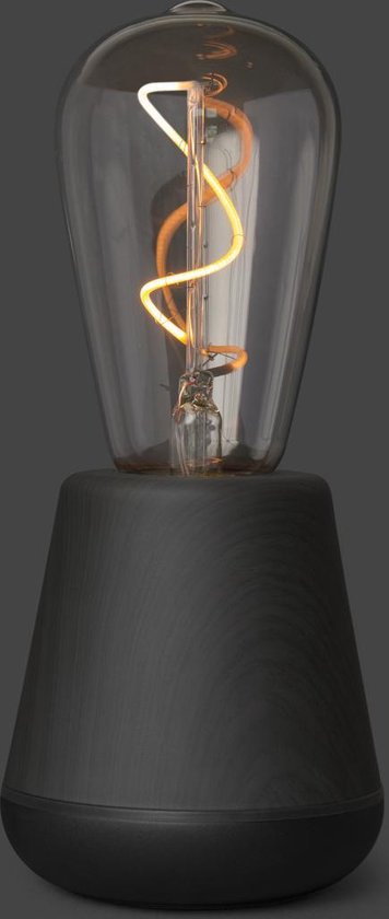 Humble - Lampe de table rechargeable - One Black Wood - lampe de table sans  fil -... | bol.com
