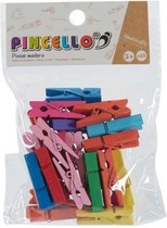 Knijpers voor handarbeid Multicolour Hout (25 pcs)