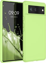 kwmobile telefoonhoesje voor Google Pixel 6 - Hoesje voor smartphone - Back cover in groene tomaat