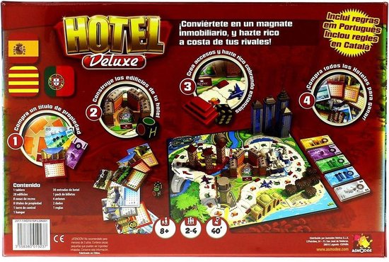 Thumbnail van een extra afbeelding van het spel Bordspel Hotel Deluxe Asmodee