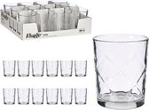 Glas Vivalto Rhombus Transparant Kristal (400 ml) (8,5 x 10 x 8,5 cm)