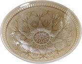 Platt tallrik DKD Home Decor Crème Keramiek Mandala (18.5 x 18 x 5 cm)