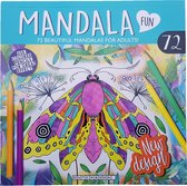 Mandala kleurboek 72 kleurplaten "Mot"