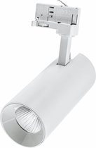 Spectrum - LED Railspot Wit Tracklight - Universeel 3-Phase - 25W 104lm p/w - 4000K Helder wit licht