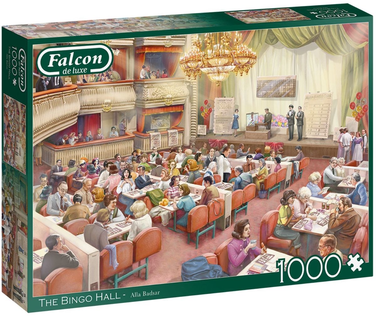 Falcon puzzel Bingo Hall - Legpuzzel - 1000 stukjes