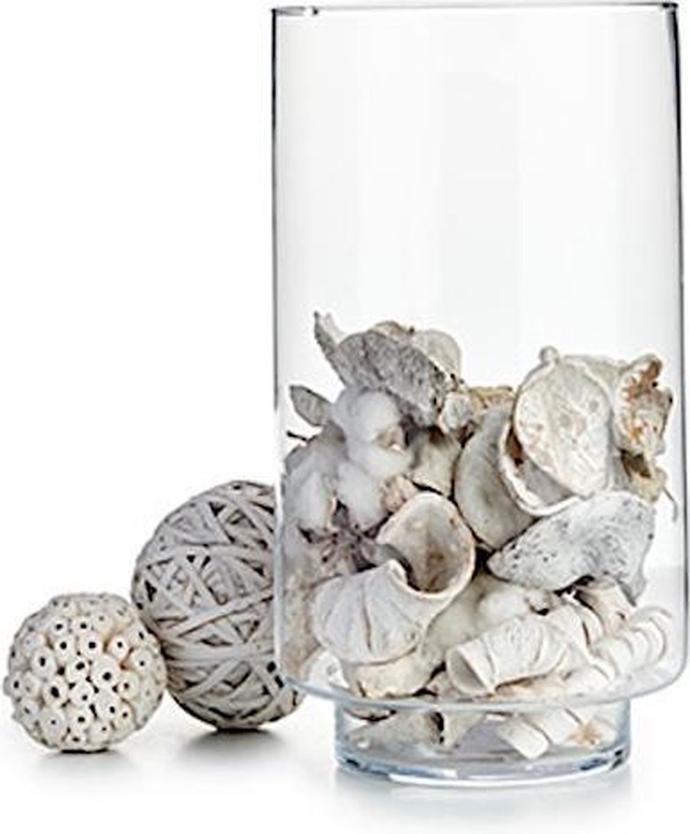 Hakbijl glass bloemenvaas - transparant - D7 x H35 cm - glas - Vazen - warenhuis Hakbijl glass bloemenvaas - transparant - D7 x H35 cm - glas - Vazen - warenhuis