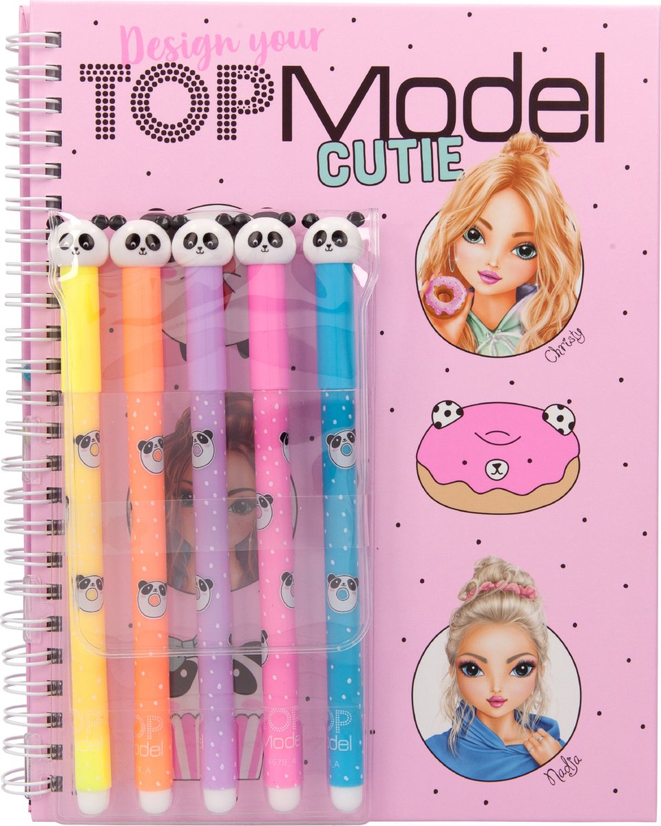 Top Model - Colouring Book w/Felt Pens - Candy Cake (48809) /Arts and Crafts