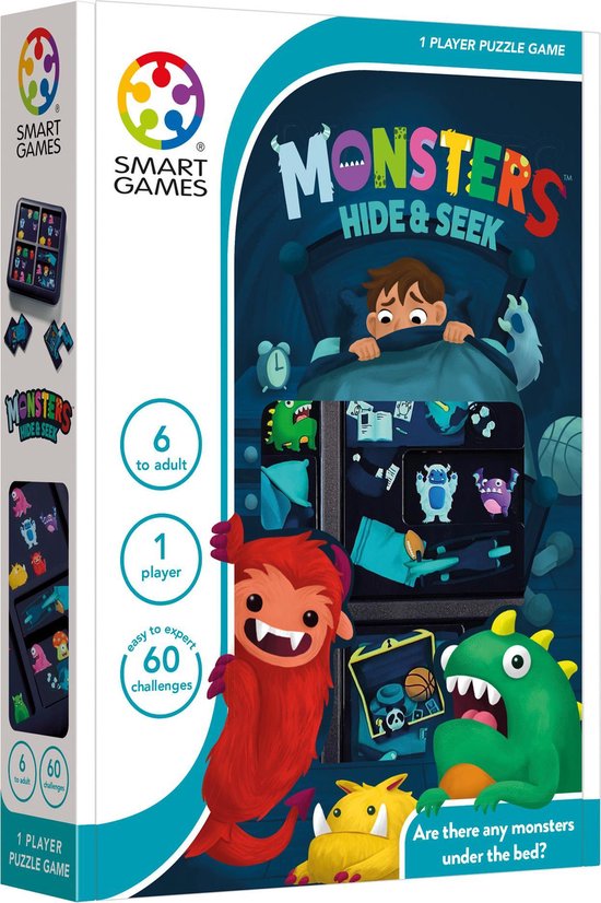 Foto: Smartgames monsters hide seek 60 opdrachten