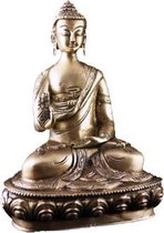 Boeddha Teaching beeld enkelkleurig - 20 cm - 1690 g