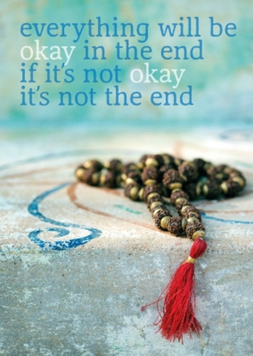 Ansichtkaarten Everything will be okay - 15x10.5 - Papier (5 stuks)