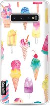 Casetastic Samsung Galaxy S10 Plus Hoesje - Softcover Hoesje met Design - Ice Creams Print