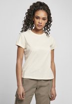 Urban Classics Dames Tshirt -L- Basic Box Creme