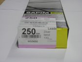 Spaak 13-250 RVS met nippel p/100