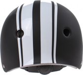 fietshelm Xcool 2.0 Stripes zwart/wit maat 59/61 cm
