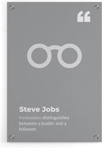 Walljar - Steve Jobs - Muurdecoratie - Plexiglas schilderij