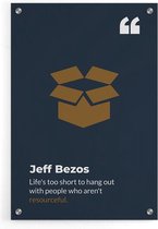 Walljar - Jeff Bezos - Muurdecoratie - Plexiglas schilderij