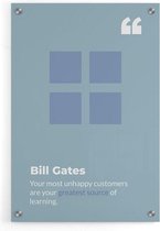 Walljar - Bill gates - Muurdecoratie - Plexiglas schilderij