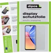 dipos I 2x Beschermfolie mat compatibel met Vivo iQOO U3 Folie screen-protector (expres kleiner dan het glas omdat het gebogen is)