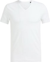 Ferlucci - Heren T-Shirt - V-hals - Normale pasvorm - Wit