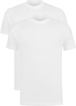 VENT wijd model T-shirt O-hals (2-pack) - wit -  Maat M