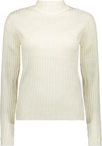 Vila Trui Violivi Funnelneck L/s Knit Top/su 14063263 Whisper White Dames Maat - S