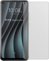 dipos I 2x Beschermfolie mat geschikt voor HTC Desire 20 Pro Folie screen-protector (expres kleiner dan het glas omdat het gebogen is)