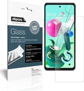 dipos I 2x Pantserfolie mat compatibel met LG Q92 Beschermfolie 9H screen-protector (expres kleiner dan het glas omdat het gebogen is)