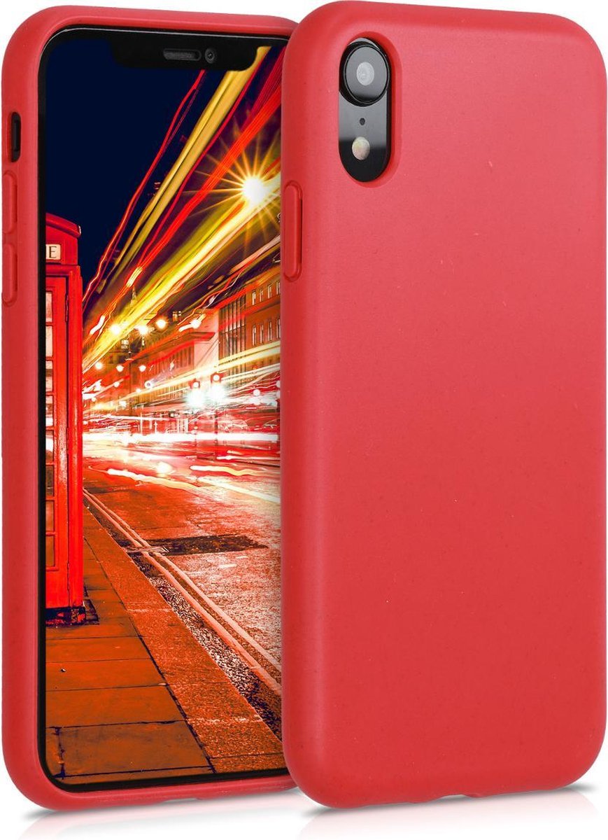 kalibri hoesje geschikt voor Apple iPhone XR - backcover voor smartphone - rood